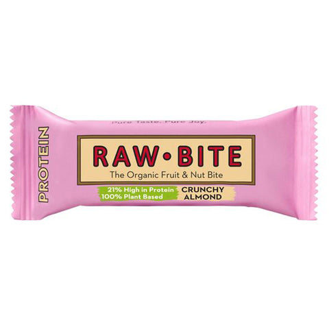 Baton RawBite - Crunchy Migdał - Proteinowy BIO
