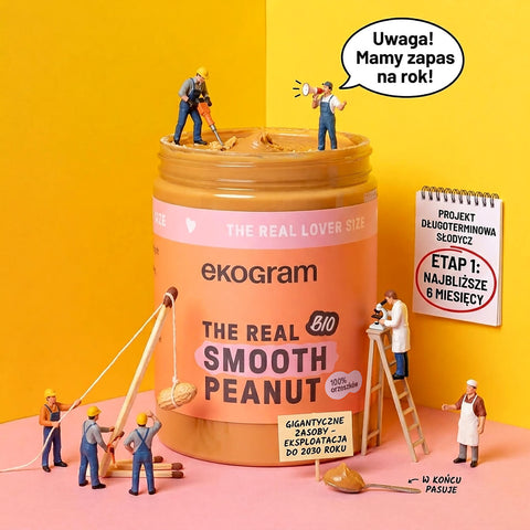 Twój słoik znika za szybko? Sprawdź masło orzechowe w nowym opakowaniu 1kg!