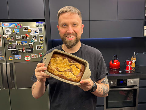 proteinowy chlebek bananowy