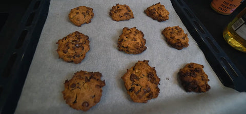 Ciasteczka z ciecierzycy i masła orzechowego