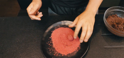 Kulki mocy - zdrowa przekąska (malinowa)