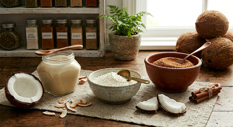 Produkty kokosowe w kuchni