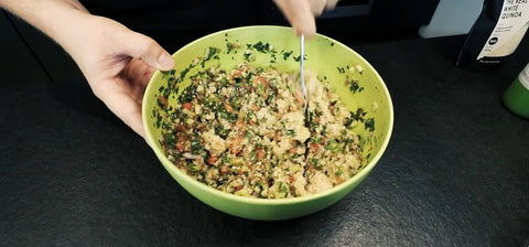 Tabbouleh z komosą ryżową