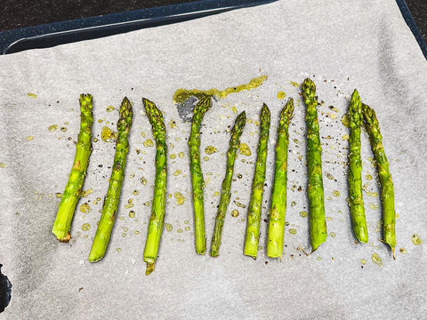 pieczone szparagi z piekarnika przepis