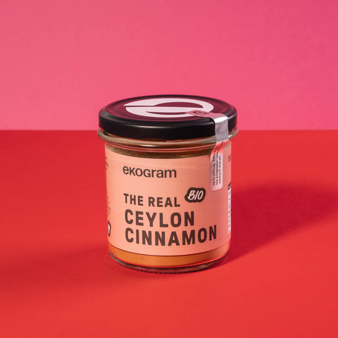 Cynamon cejloński mielony ekologiczny 100g - w słoiku - Ekogram