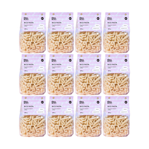 12szt. Bio makaron ryżowy świderki 250g Ekogram