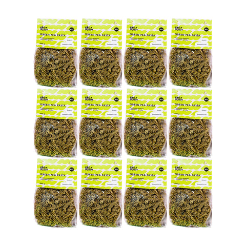 12zt. BIO makaron z zielonego groszku świderki 250g - Ekogram