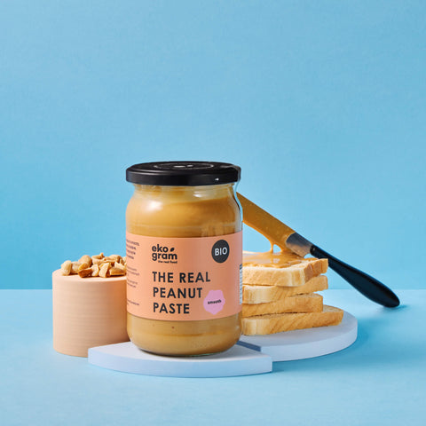 masło orzechowe bio smooth - 600g - ekogram