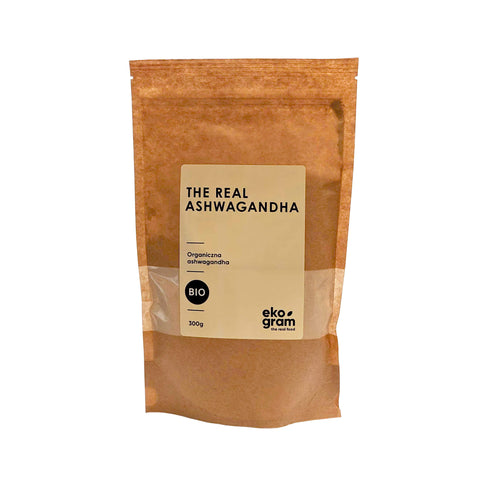 Ashwagandha BIO - Korzeń Mielony - Ekologiczny - 300g
