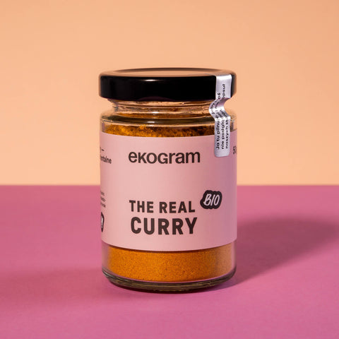 BIO Curry - 50g - Ekologiczne - Szklany słoik - Ekogram