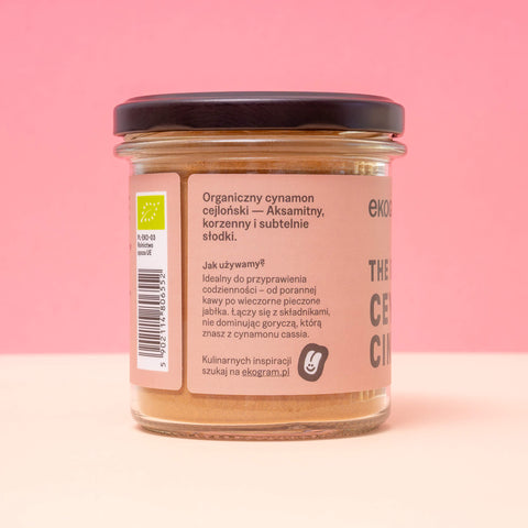 Cynamon cejloński mielony ekologiczny 100g - opis - Ekogram