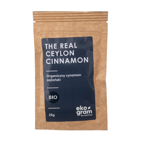 Cynamon cejloński mielony Bio 25g - Ekogram