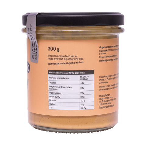 ekogram etykieta pasta orzechy nerkowca