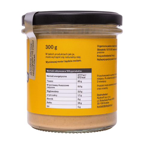 ekogram etykieta pasta sezamowa tahini