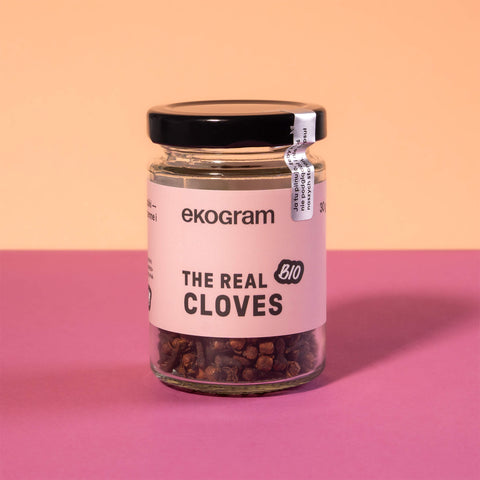 BIO Goździki - Ekologiczne - 30g - Szklany słoik - Ekogram