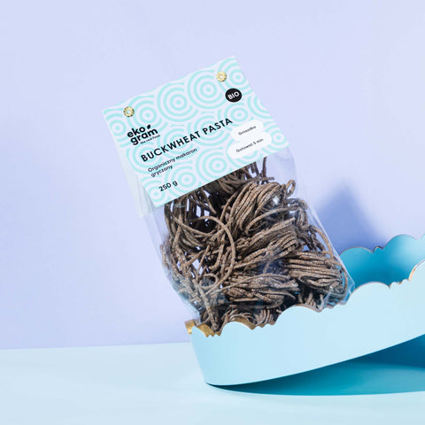 Makaron gryczany ekogram bio gniazdka 250g