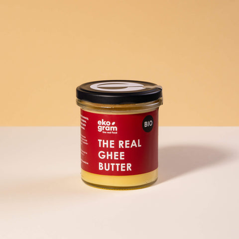 Masło Klarowane BIO - Ghee - Ghi - 240g - Szklany słoik - Ekogram