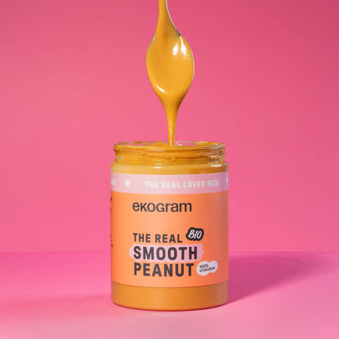 Masło orzechowe Bio smooth 1kg Ekogram