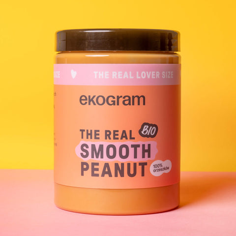 Masło orzechowe smooth 1kg Ekogram