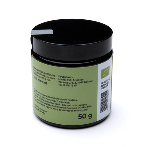 matcha bio 50g kraj pochodzenia japonia