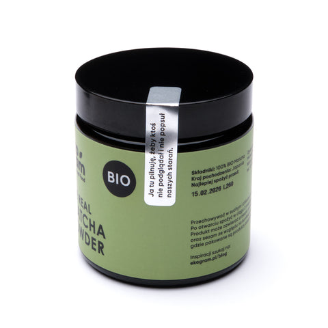 matcha bio słoik