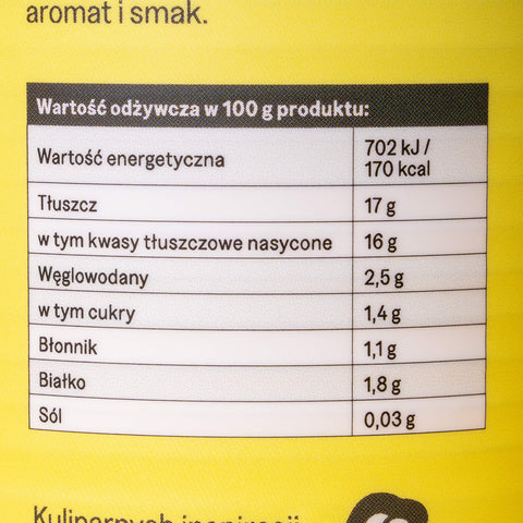 Mleczko kokosowe Ekogram - 400ml - etykieta