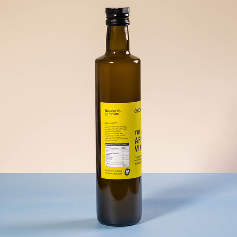 Żywy Ocet Jabłkowy - Niefiltrowany - Ekologiczny - 500ml - Wartości Odżywcze