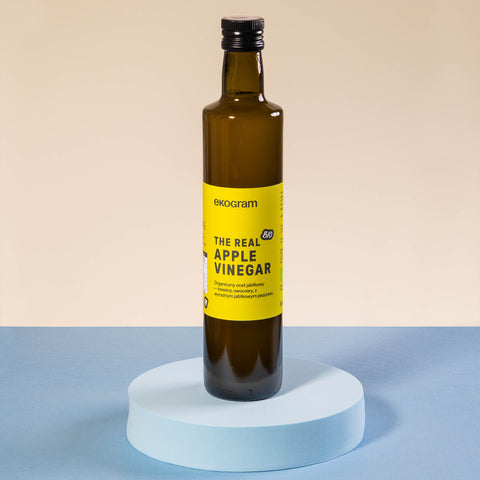 BIO Żywy Ocet Jabłkowy - Niefiltrowany - Ekologiczny - 500ml