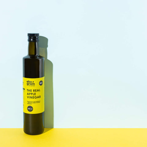 BIO Ocet Jabłkowy - Niefiltrowany - Ekologiczny - 500ml