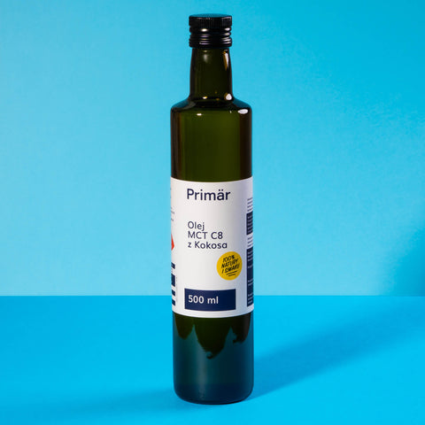 Olej MCT C8 z kokosa - 500ml - Primar