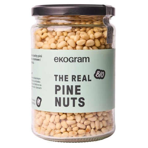 Orzechy Pine BIO 350g - w szklanym słoiku - Ekogram