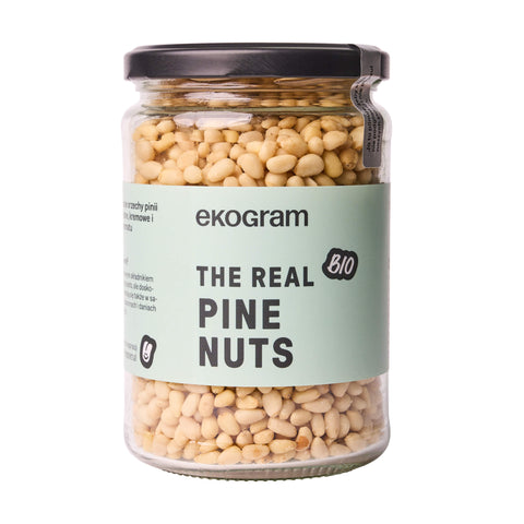 Orzechy Pine BIO 350g - w szklanym słoiku - Ekogram