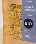 Rumianek BIO Ekogram 100 g – torebka kraft, widok z lewej strony
