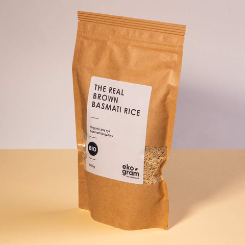 BIO Ryż Basmati - Brązowy - Ekologiczny - 500g