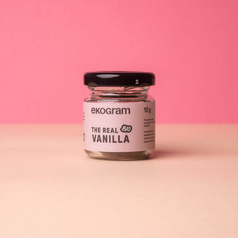 Wanilia mielona - Bourbon - BIO - 10g - W szklanym słoiku