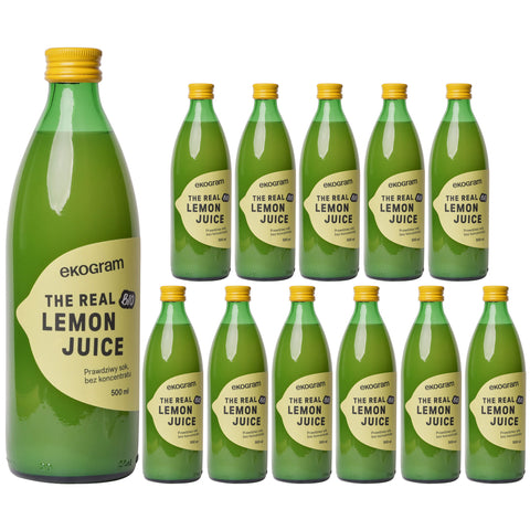 Zestaw 12szt. sok z cytryn Ekogram