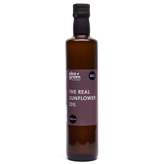 Organic Virgin Sunflower Oil 500ml ekogram